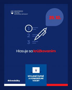 Informácie k voľbám - Információk a közelgő választásokhoz