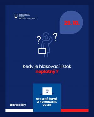 Informácie k voľbám - Információk a választásokhoz 1